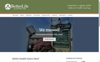 Better Life Acupuncture website