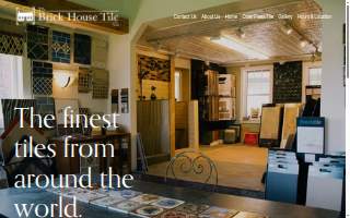 Brick House Tile website