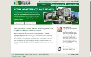 Colonial Rental Management website