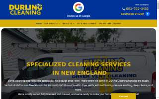 Durling Cleaning website