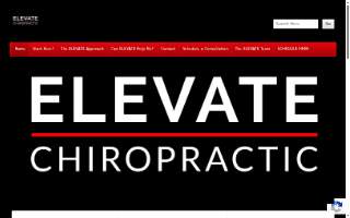 Elevate Chiropractic website