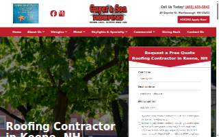 Guyer & Son Roofing website