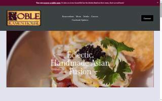 Noble Ramen House website