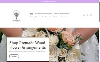 Sola Grove Flowers LLC website
