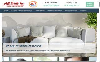 All Brite Cleaning & Restoration, Inc. website