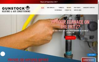 Gunstock HVAC website