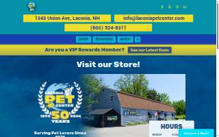Laconia Pet Center website