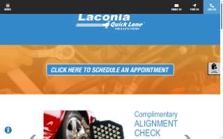 Laconia Quicklane website
