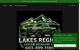Lakes Region Custom Detailing LLC website