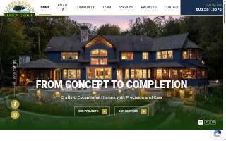 Lakes Region Design Group website
