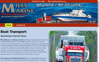 Miles Marine website