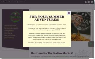 The Italian Market website