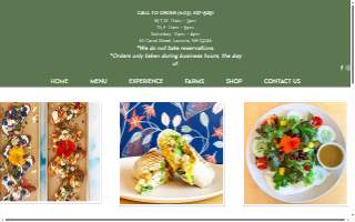 Trillium Farm to Table website