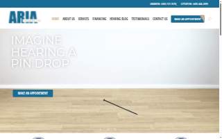 Aria Hearing LLC website