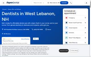 Aspen Dental - West Lebanon website