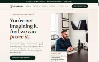 GrassRoots Functional Medicine website