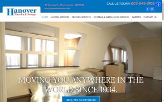Hanover Transfer & Storage website