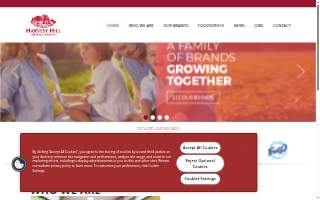 Harvest Hill website