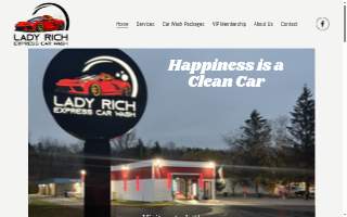 Lady Rich Express Car Wash website