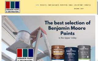 Lebanon Paint & Decorating website