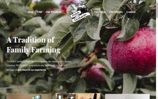 Patch Orchards website