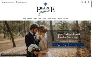 Pearce Jewelers website