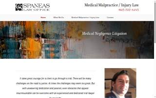 Spaneas Law Office - Medical Malpractice website