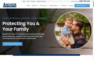 Anchor Pest Services of Londonderry website