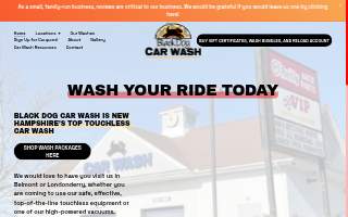 Black Dog Car Wash of Londonderry website