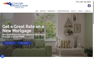 Cascade Home Loans website