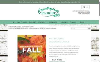 Countryside Florist website