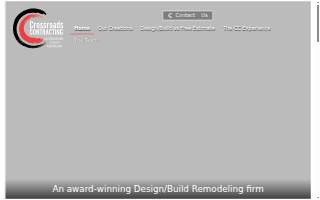Crossroads Contracting website