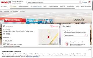 CVS of Londonderry website