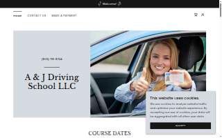 Harry's Driving School website