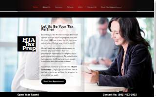 HTA Tax Prep website