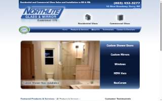 Northlite Glass & Mirror of Londonderry website