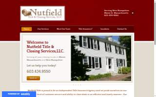 Nutfield Title & Closing Services, LLC of Londonderry website