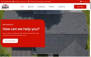 Sen Roofing LLC website