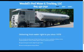 Wendell's Pool Water & Trucking, LLC of Londonderry website