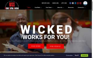 Wicked Staffing Solutions of Londonderry website