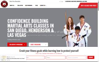 World Class Martial Arts of Londonderry website