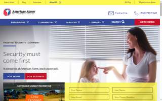 American Alarm and Communications, Inc. website