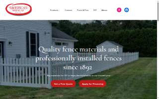 American Fences, Inc. website