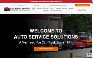 Auto Service Solutions website