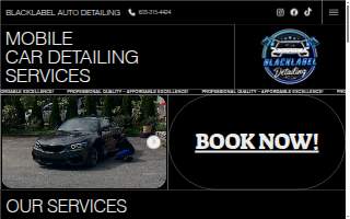 Blacklabel Auto Detailing website