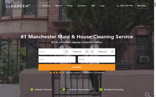 Cleanzen Manchester Cleaning Services website