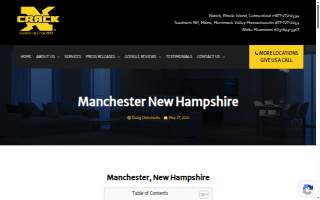 Crack-X of Manchester website
