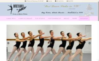 Dimensions In Dance website