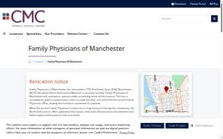 Family Physicians of Manchester website