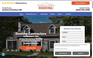 Garon-Teed Roofing website